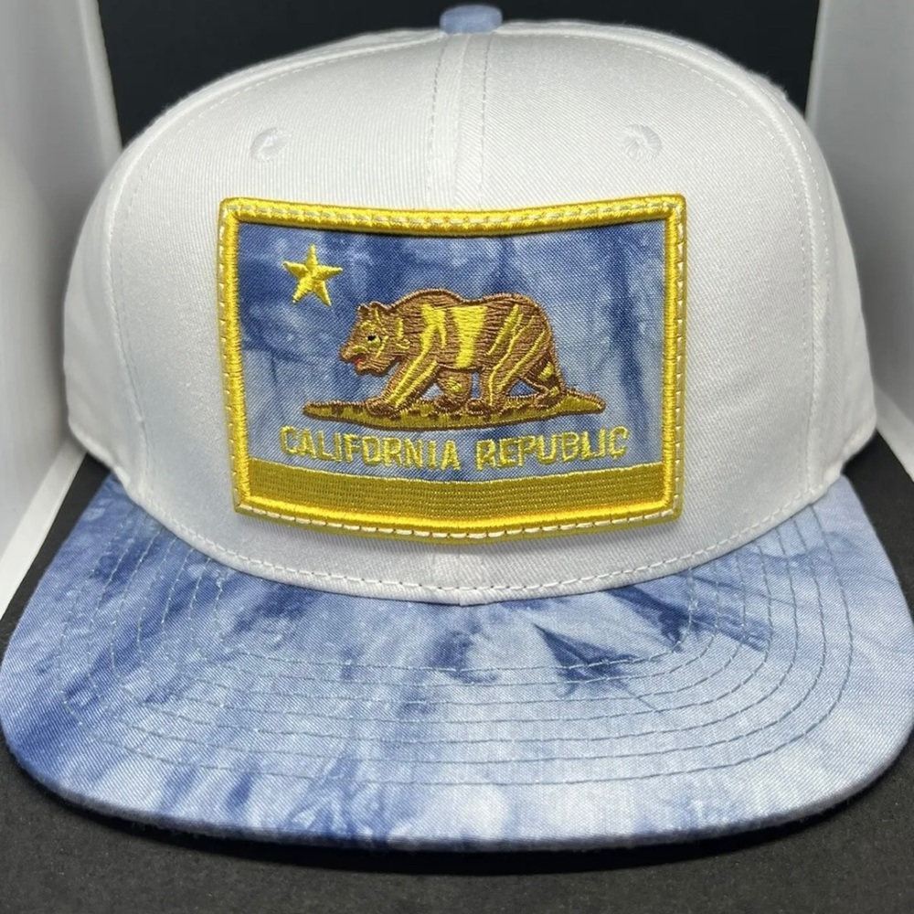 California Republic snapback white hat